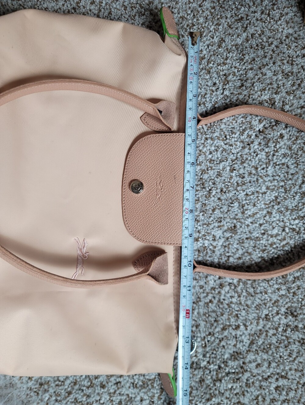LONGCHAMP Pliage M Tote Bag Nylon , Light Pink Tea - Picture 10 of 16